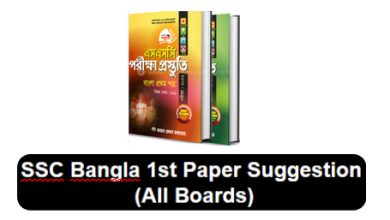 SSC Bangla 1st Paper Suggestion 2025 (All Boards)